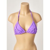 KHASSANI - Haut de maillot de bain violet en polyamide pour femme - Taille 38 - Modz