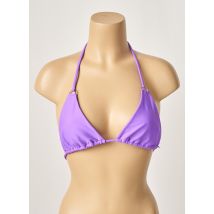 KHASSANI - Haut de maillot de bain violet en polyamide pour femme - Taille 38 - Modz