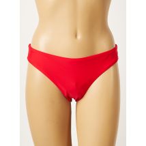 KHASSANI - Bas de maillot de bain rouge en polyamide - Femme - Taille 38 - Modz