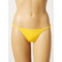 KHASSANI - Bas de maillot de bain jaune en polyamide pour femme - Taille 38 - Modz