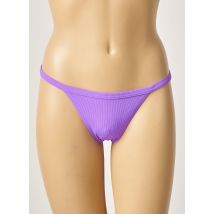 KHASSANI - Bas de maillot de bain rouge en polyamide - Femme - Taille 38 - Modz