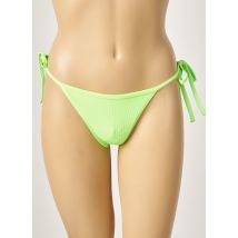 KHASSANI - Bas de maillot de bain vert en polyamide - Femme - Taille 34 - Modz