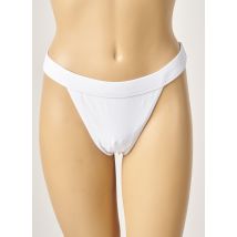 KHASSANI - Bas de maillot de bain blanc en polyamide - Femme - Taille 40 - Modz