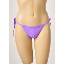 KHASSANI - Bas de maillot de bain violet en polyamide - Femme - Taille 40 - Modz