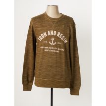 IRON AND RESIN - Sweat-shirt vert en coton - Homme - Taille S - Modz
