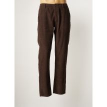 IRON AND RESIN - Pantalon chino marron en coton - Homme - Taille W33 - Modz