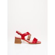 WONDERS - Sandales/Nu pieds rouge en autre matiere pour femme - Taille 38 - Modz