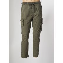 REPLAY - Pantalon 7/8 vert en coton pour homme - Taille W33 L28 - Modz