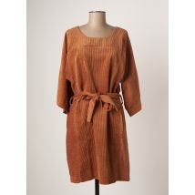 BRANDTEX - Robe mi-longue marron en polyester pour femme - Taille 40 - Modz