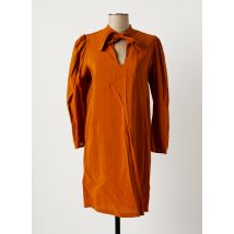 SCOTCH & SODA - Robe mi-longue marron en viscose pour femme - Taille 38 - Modz