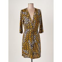 AU SOLEIL DE ST TROPEZ - Gilet manches longues jaune en polyester - Femme - Taille 36 - Modz