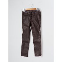 TEDDY SMITH - Pantalon slim marron en lyocell pour fille - Taille 10 A - Modz