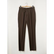 LANIFICIO - Pantalon chino marron en laine - Homme - Taille 48 - Modz