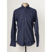 FYNCH-HATTON - Chemise manches longues bleu en coton - Homme - Taille S - Modz