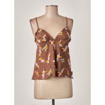 MISS ACHILE - Pyjama marron en coton - Femme - Taille 36 - Modz