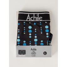 ACHILE - Boxer noir en polyester - Homme - Taille L - Modz