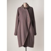 KOKOMARINA - Manteau long gris en polyester - Femme - Taille 40 - Modz