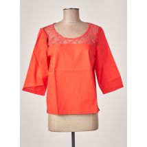 MALOKA - Top rouge en coton pour femme - Taille 48 - Modz
