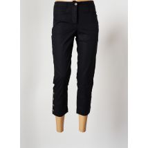 MALOKA - Pantacourt noir en coton - Femme - Taille 36 - Modz