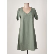 MALOKA - Robe mi-longue vert en polyamide pour femme - Taille 36 - Modz