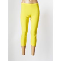 MALOKA - Legging jaune en polyamide pour femme - Taille 38 - Modz