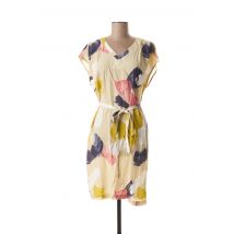 JOCAVI - Robe mi-longue beige en viscose - Femme - Taille 38 - Modz