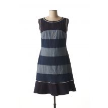 FUEGO WOMAN - Robe mi-longue bleu en coton - Femme - Taille 36 - Modz