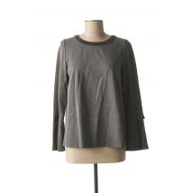 MARIA BELLENTANI - Top gris en viscose - Femme - Taille 36 - Modz