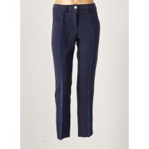 FUEGO WOMAN - Pantalon droit bleu en polyester - Femme - Taille 46 - Modz