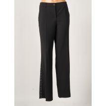 MARC AUREL - Pantalon droit noir en polyester - Femme - Taille 40 - Modz