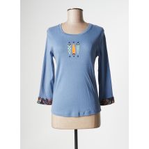 THALASSA - T-shirt bleu en coton pour femme - Taille 36 - Modz