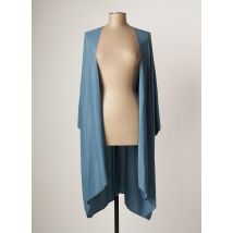 OTTOD'AME - Veste kimono bleu en acetate pour femme - Taille TU - Modz