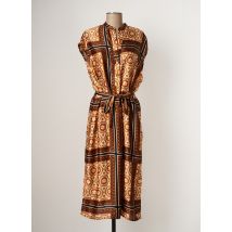 VIE TA VIE - Robe longue orange en polyester - Femme - Taille 38 - Modz