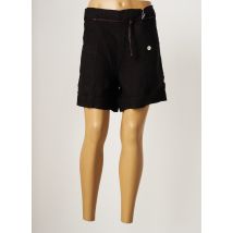 LA FABRICA DEL LINO - Short noir en lin - Femme - Taille 40 - Modz