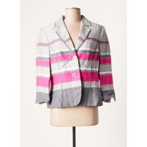 FRANK WALDER - Blazer gris en lin - Femme - Taille 40 - Modz