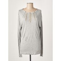 LE PETIT BAIGNEUR - T-shirt gris en viscose - Femme - Taille 38 - Modz