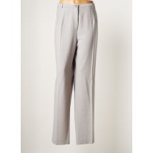 BRUNO SAINT HILAIRE - Pantalon droit gris en polyester - Femme - Taille 52 - Modz