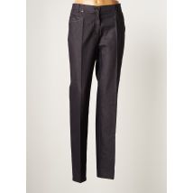 DIANA GALLESI - Pantalon droit bleu en coton - Femme - Taille 44 - Modz