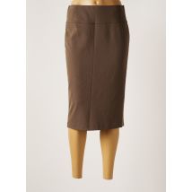 LUCIA - Jupe mi-longue vert en viscose - Femme - Taille 40 - Modz