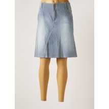 NYDJ - Jupe mi-longue bleu en coton - Femme - Taille 40 - Modz