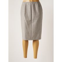 BASLER - Jupe mi-longue gris en laine vierge - Femme - Taille 42 - Modz