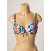 CHERRY BEACH - Haut de maillot de bain bleu en polyamide - Femme - Taille 95B - Modz