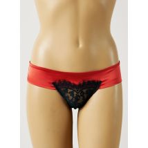 ANDRES SARDA - Tanga rouge en soie - Femme - Taille 36 - Modz