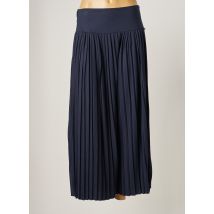 RIVER WOODS - Jupe mi-longue bleu en viscose - Femme - Taille 36 - Modz