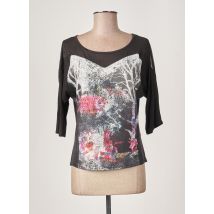 MOKA'S - Top noir en polyester - Femme - Taille 40 - Modz