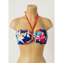 CHERRY BEACH - Haut de maillot de bain bleu en polyamide - Femme - Taille 100B - Modz
