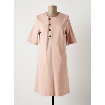 ELEONORA AMADEI - Robe mi-longue rose en viscose pour femme - Taille 38 - Modz