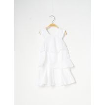 CATIMINI - Robe mi-longue blanc en coton - Fille - Taille TU - Modz