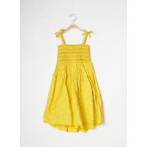 CATIMINI - Robe longue jaune en coton - Fille - Taille TU - Modz