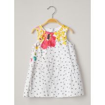 CATIMINI - Robe mi-longue blanc en coton - Fille - Taille TU - Modz